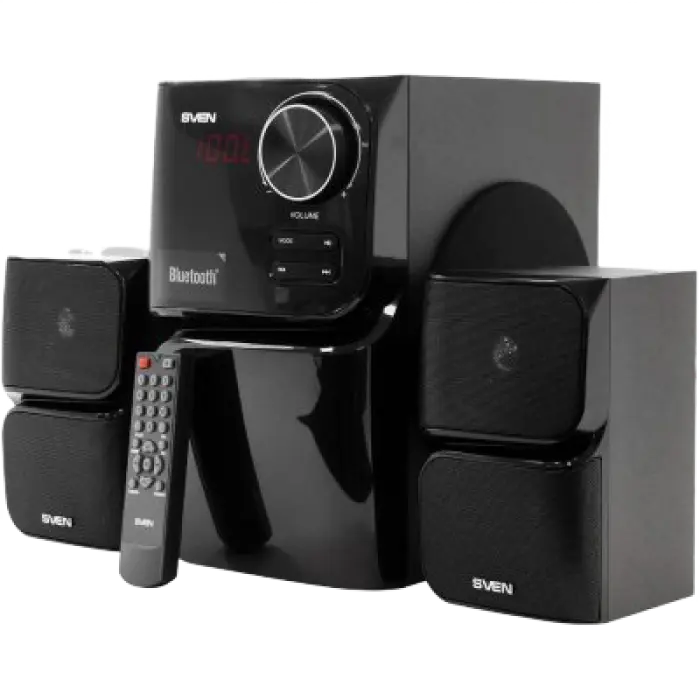 Electronice - Boxe SVEN "MS-305" Bluetooth, SD-card, USB, FM, Remoute, Black, 40w / 20w + 2x10w / 2.1
