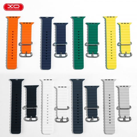 38/40/41 - BT02A Curea marină din silicon pentru ceas 38/40/41 mm, universală, gri