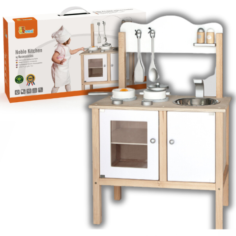 BUCĂTĂRIE DIN LEMN VIGA CU ACCESORII – JOACĂ EDUCATIVĂ ȘI DISTRACTIVĂ [1]