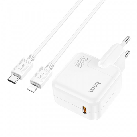 Incarcatoare - C112A Advantage single port PD30W charger set(C to iP)(EU)