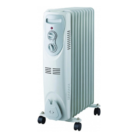 Electrocasnice - Calorifer electric cu ulei Euroterm ET-2009 (9 secții, 2000 W, 16–24 m², termostat)