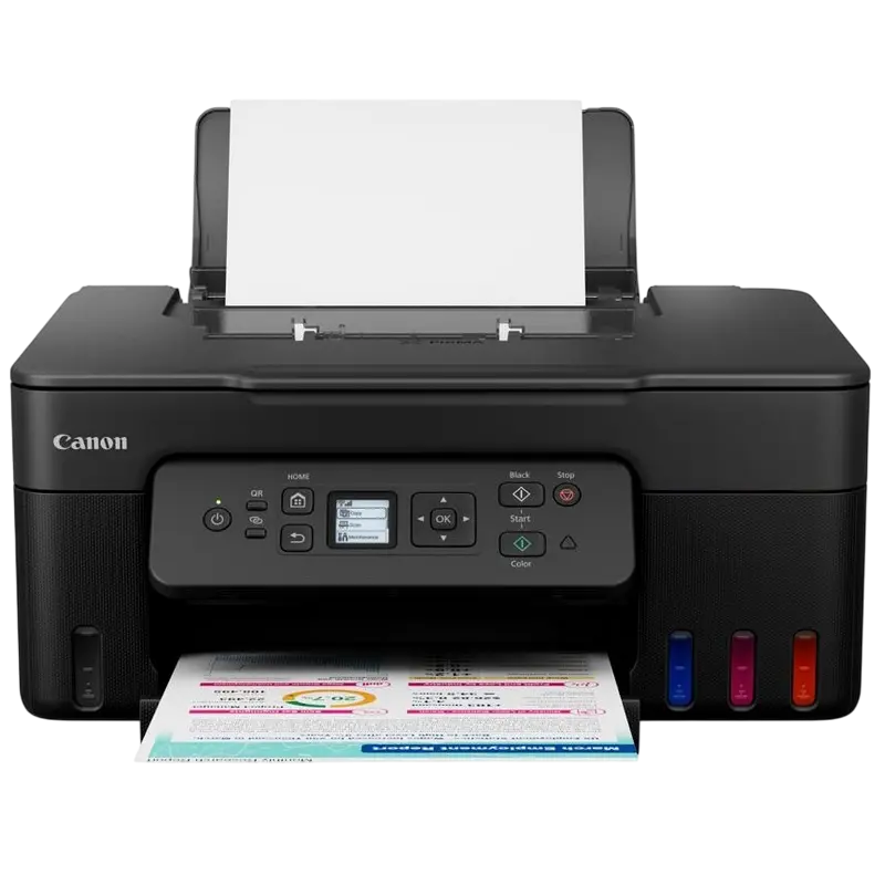 Imprimante și Scanere - Canon Pixma G3480 – МФУ с перезаправляемыми чернильницами, Wi-Fi, цветная печать, черный