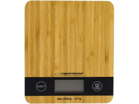 Бытовая техника - Cântar de bucătărie Esperanza BAMBOO EKS005 – Design Elegant și Performanță