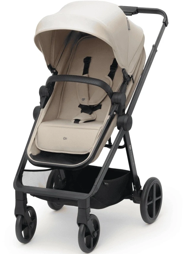 Cărucior Kinderkraft Newly 3în1 Mink Pro Beige (0-4 ani, Max 22 kg, Cadru Aluminiu 7.5 kg, Scaun Auto i-Size) [7]