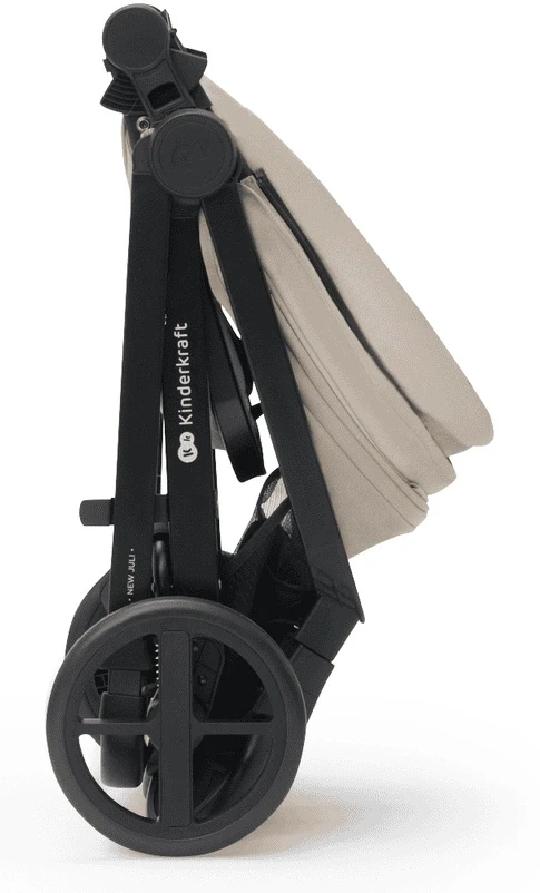 Cărucior Kinderkraft Newly 3în1 Mink Pro Beige (0-4 ani, Max 22 kg, Cadru Aluminiu 7.5 kg, Scaun Auto i-Size) [9]
