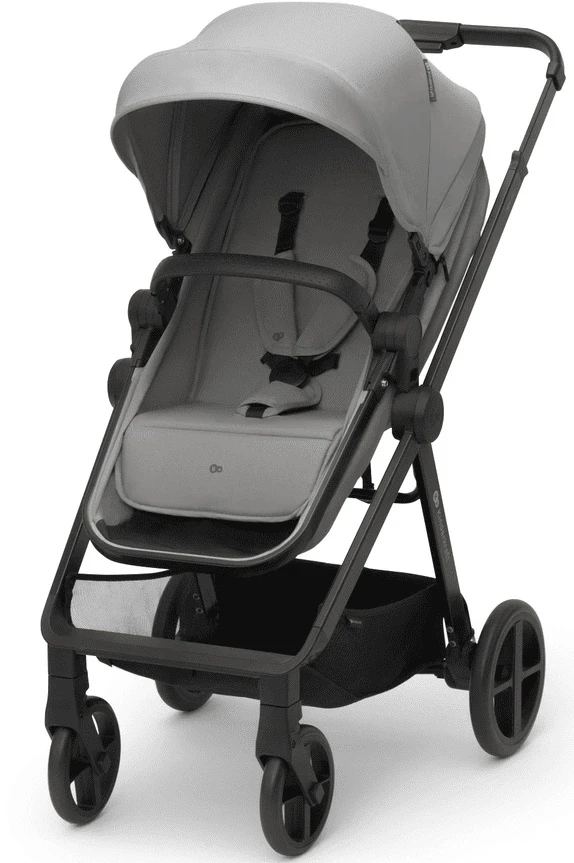 Cărucior Kinderkraft Newly 3în1 Mink Pro Grey (Transformabil, Scaun Auto i-Size, Aluminiu, Gri) [5]