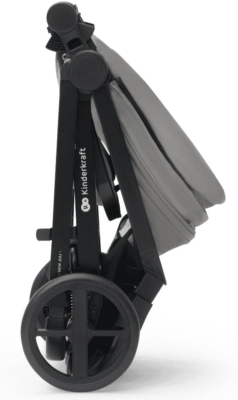 Cărucior Kinderkraft Newly 3în1 Mink Pro Grey (Transformabil, Scaun Auto i-Size, Aluminiu, Gri) [6]