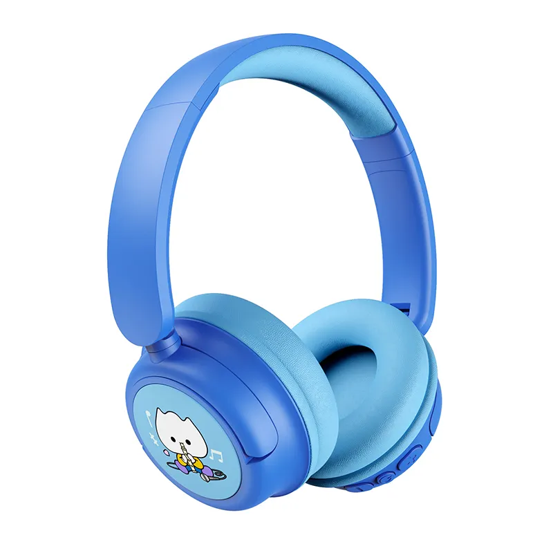 On/Over Ear - Căști Wireless pentru Copii WiWU KTD-02, Albastre