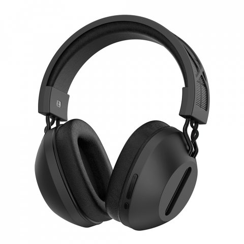 On/Over Ear - Căști Wireless WiWU Solar TD-06 cu ANC, Negru