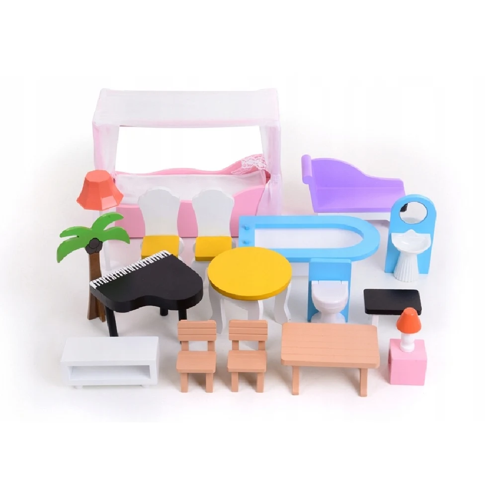 Căsuță din lemn pentru păpuși 63369 – joacă creativă și distractivă [7]