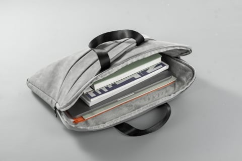 CB05 Dark grey laptop bag 15 inches (PU material, sheepskin material) [4]