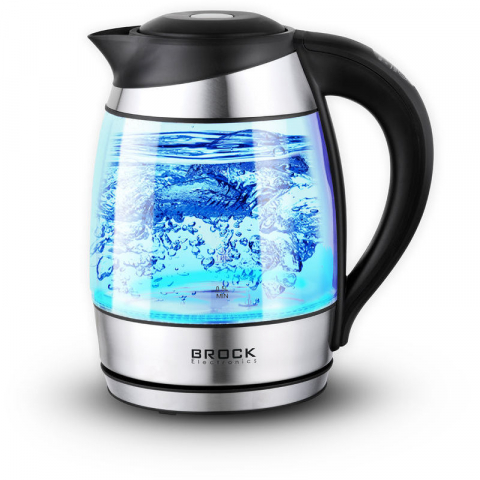 Electrocasnice - Ceainic BROCK WK 2106 LL, 1.8L, 2200W cu LED și control temperatură