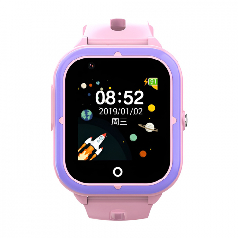 Детские умные часы Wonlex Kids Watch 4G CT07S – Ярко-розовый [2]