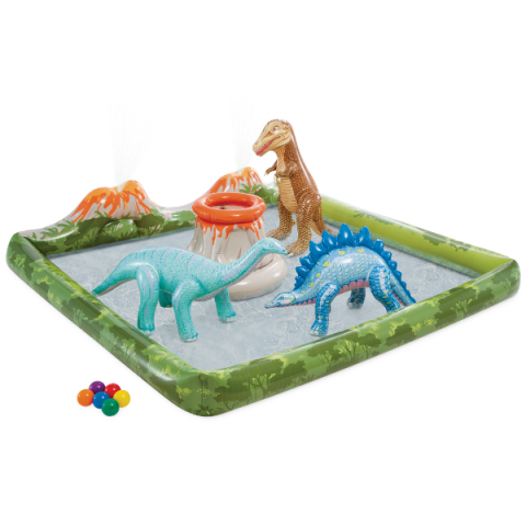 Jucării - Centrul de joacă gonflabil INTEX „Jurassic Adventure”!