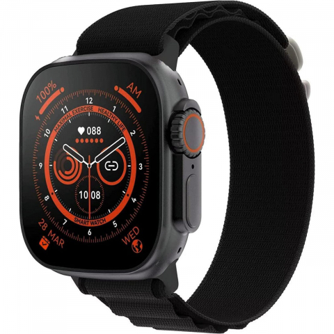 Electronice - Ceas inteligent Charome HD Call T8 Ultra, Negru