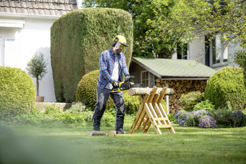 CNS 18-30 Battery Drujbă cu acumulator Kärcher – 30 cm, 18 V, tăiere curată și silențioasă fără cablu [1]