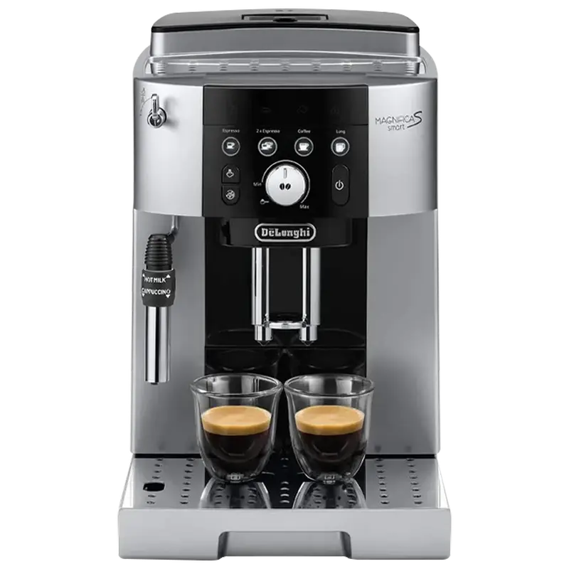 Aparate de cafea - Espressor automat DeLonghi ECAM250.23.SB Silver – Eleganță, performanță și gust autentic italian