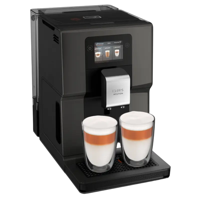 Aparat de cafea Krups EA872B10, 1450W, 15 bar, 3L – espressor automat cu 11 rețete, antracit [2]
