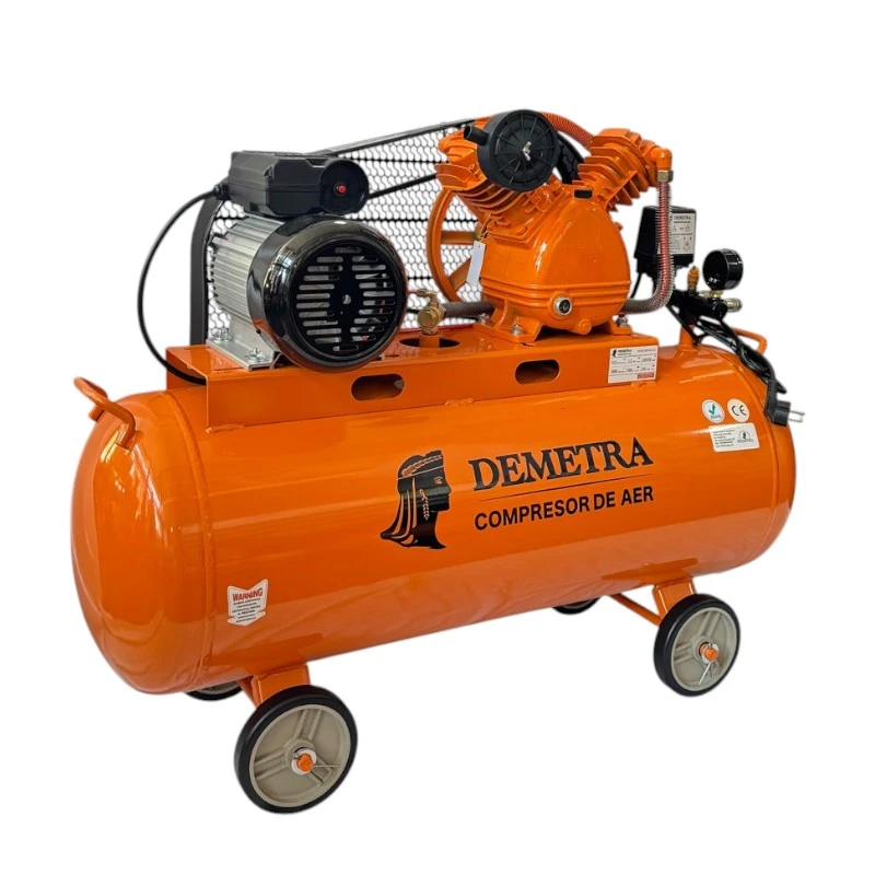 Compresoare - Compresor de aer Demetra DM-V025125 – Putere Profesională pentru Lucrări Intensive