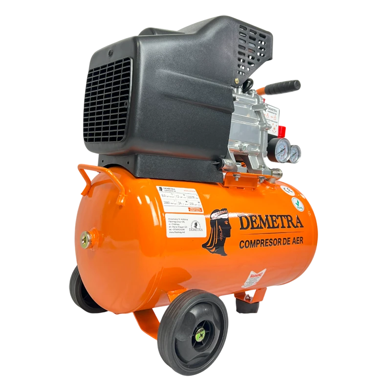 Compresoare - Compresor de aer Demetra DM2024 – Putere și Fiabilitate pentru Orice Lucrare