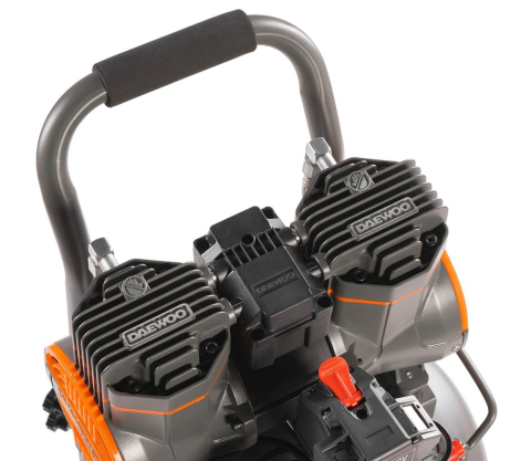 Compresor de aer fără ulei DAEWOO DAC 250SV (1450W, 30L, 250 l/min, 8 bar, 2 Cilindri, Roți) [7]