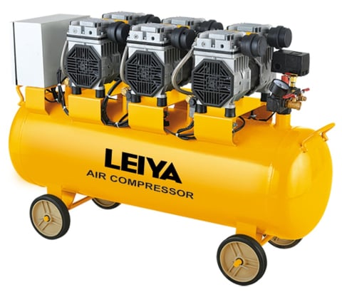 Constructii si reparatii - Compresor de aer fără ulei HOTECHE A832690 (4000W, 100 l, 425 l/min, 8 bar)