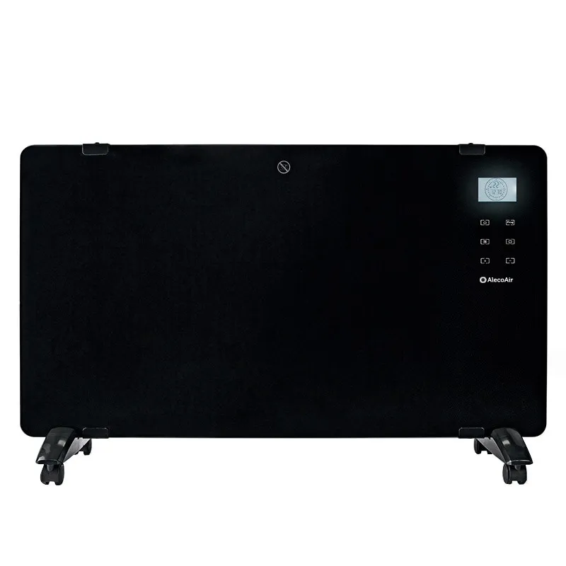 Обогреватели - Электрический конвектор AlecoAir C20 Heatix Черный – Умное отопление и современный дизайн с Wi-Fi управлением
