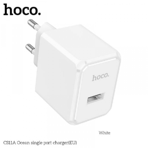 Accesorii Telefoane - Incarcator set CS11A Ocean cu un singur port (iP) (EU), alb