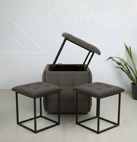 Cuburi Transformer - Cub Transformer CubeX5 Graphite Teddy (N54) – Grafit teddy, soluție inteligentă pentru oaspeți