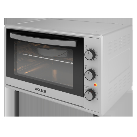 Cuptor Electric de Banc Wolser WL-F 65 SILVER TF – 65L, Convecție, Argintiu [1]