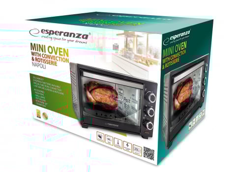 Cuptor Electric Esperanza NAPOLI EKO006, 25L, Convecție, 1600W – Mobishop.md [2]