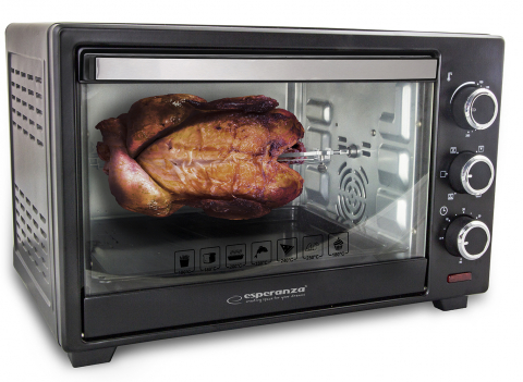 Cuptoare de masa - Cuptor Electric Esperanza NAPOLI EKO006, 25L, Convecție, 1600W – Mobishop.md