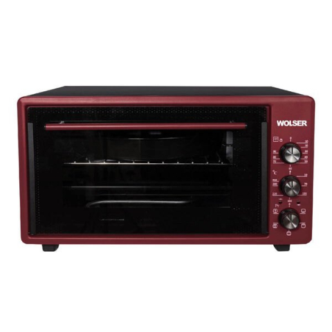 Настольные духовые шкафы - Электрическая духовка Wolser WL-45 ML Burgundy TF, 45 л, Бордовый