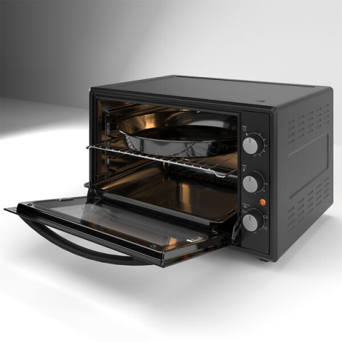 Электрическая духовка Wolser WL-F 65 BLACK TF, 65 л, Чёрный [1]