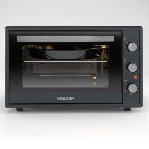 Cuptoare de masa - Cuptor electric Wolser WL-F 65 GREY TF, 65 L, Gri