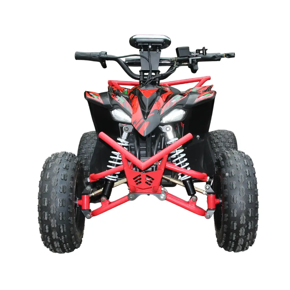 Vehicule cu acumulatori - Металлический квадроцикл для детей RTM53 / 1 красный