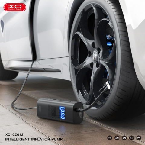 Портативные автомобильные компрессоры - CZ012 wireless/wired  double using inflatable pump 6000mAh