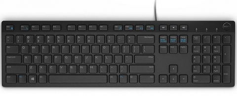 Calculatoare - Dell KB216 Multimedia Keyboard, Russian (QWERTY), Black (580-ADGR), USB.
