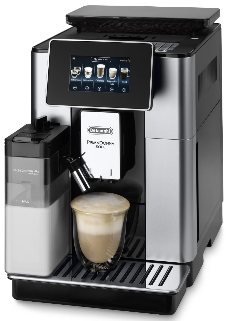 DeLonghi ECAM 610.55.SB – Умная автоматическая кофемашина с управлением через телефон и давлением 19 бар [2]
