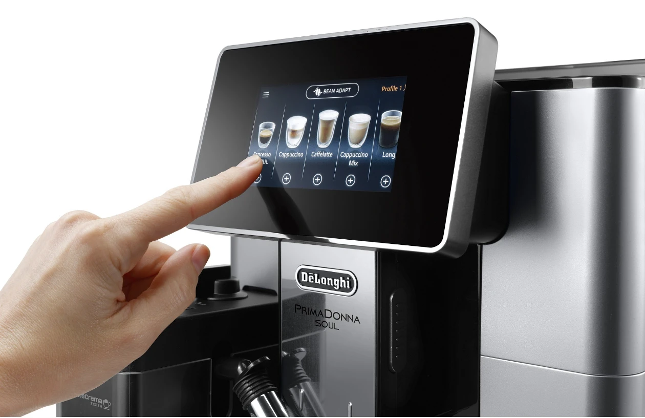 DeLonghi ECAM 610.55.SB – Умная автоматическая кофемашина с управлением через телефон и давлением 19 бар [1]