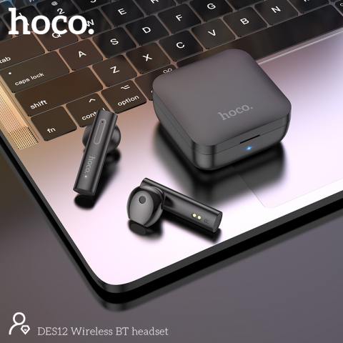 Accesorii Telefoane - DES12 Wireless BT headset Black