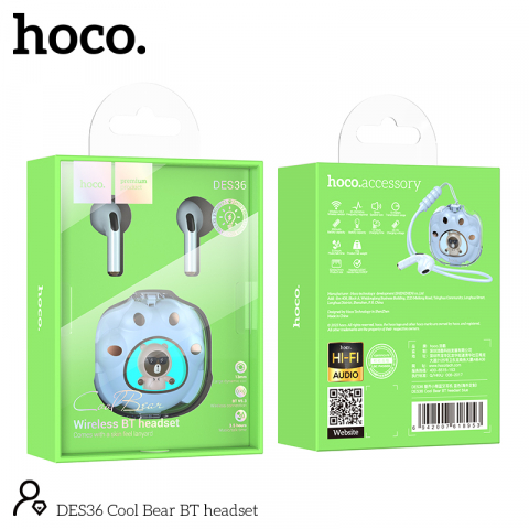 DES36 Cool BearBT headset blue [1]