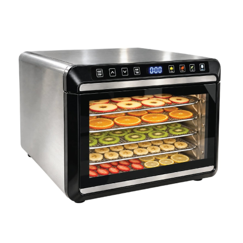 Uscatoare de fructe si legume - Deshidrator universal Demetra SS-05A (5 tăvi, 500 W, control digital, 30–80 °C)