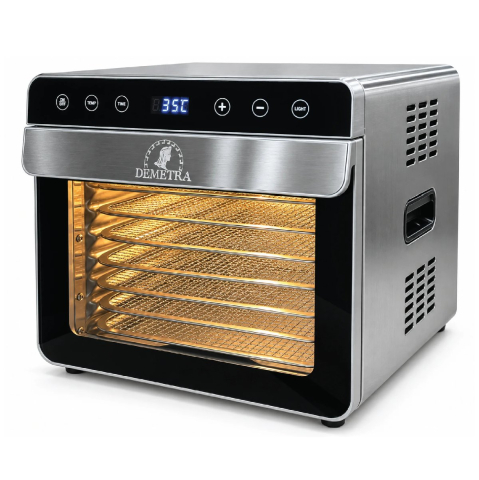 Deshidrator universal Demetra SS-08A (8 tăvi, 700 W, control digital, 35–85 °C) [6]