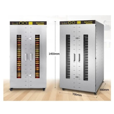 Deshidrator Alimente Demetra SS-48, 48 Tăvi, Industrial, Inox [7]
