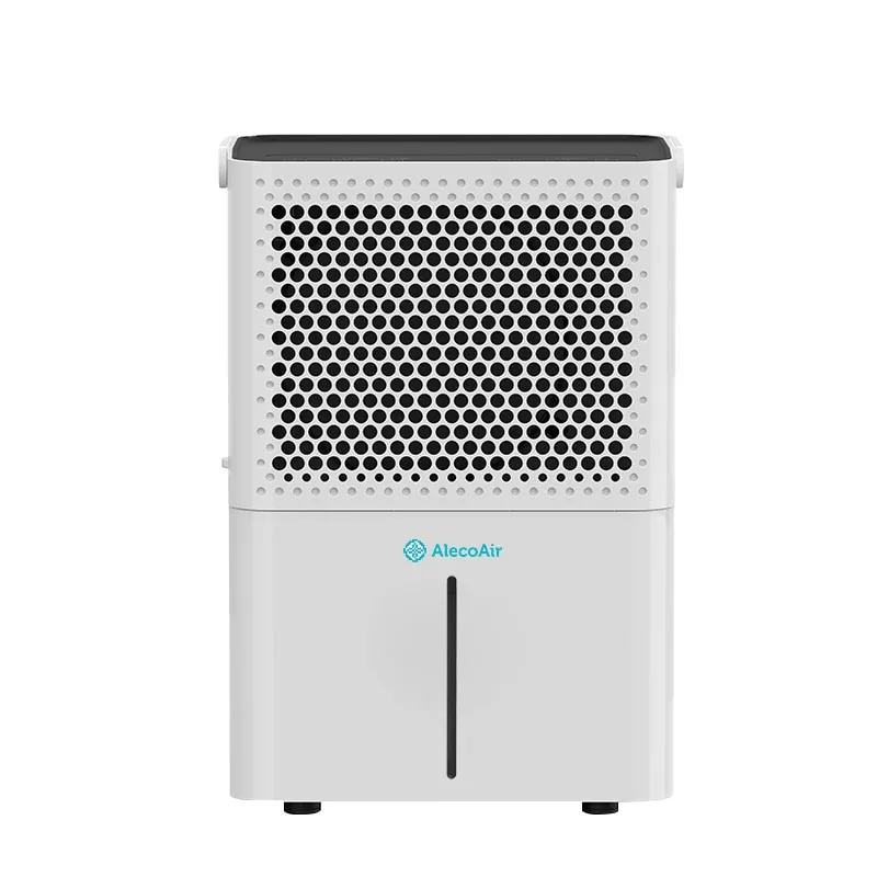 Dezumidificatoare - Dezumidificator AlecoAir D6 Junior, 6 l/zi, Uscare Rufe, Timer, Higrostat, Filtru Carbon Activ, Alb/Gri