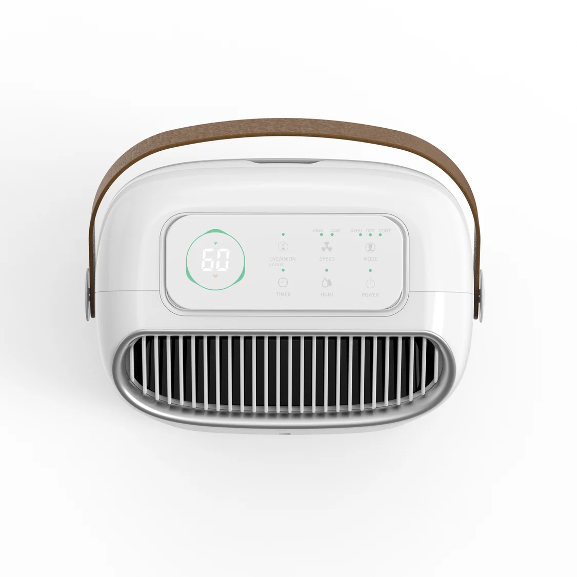 Dezumidificator de aer Smart Evoair NovaDry 16 Smart (16L/24h, Wi-Fi, Lampa UVC, Ionizare, Mâner Piele Maro) [3]