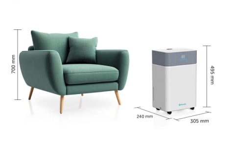 Осушитель и очиститель воздуха AlecoAir D20 FABRIC – Сухой, чистый и умный воздух в каждой комнате! [2]