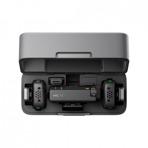 DJI Mic Mini (2 TX + 1 RX + Charging Case) – microfon lavalier wireless profesional pentru înregistrări clare și fără limite [2]
