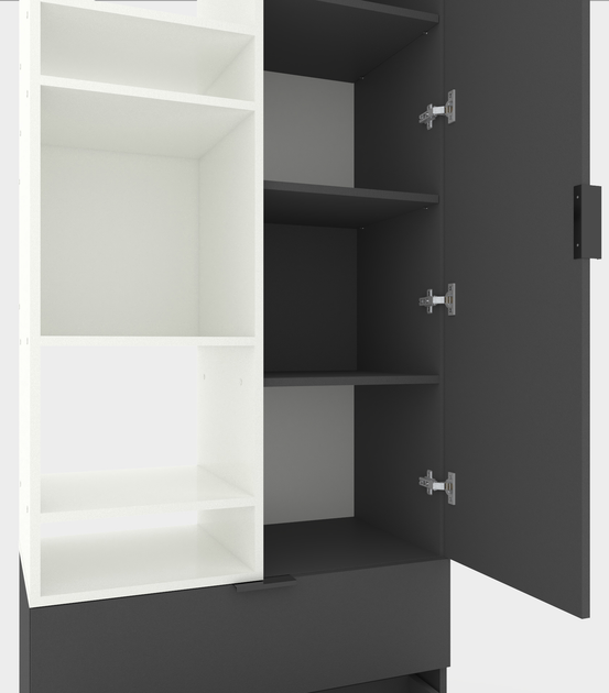 Dulap cu uși batante Nex Home A001L – eleganță modernă și funcționalitate [3]